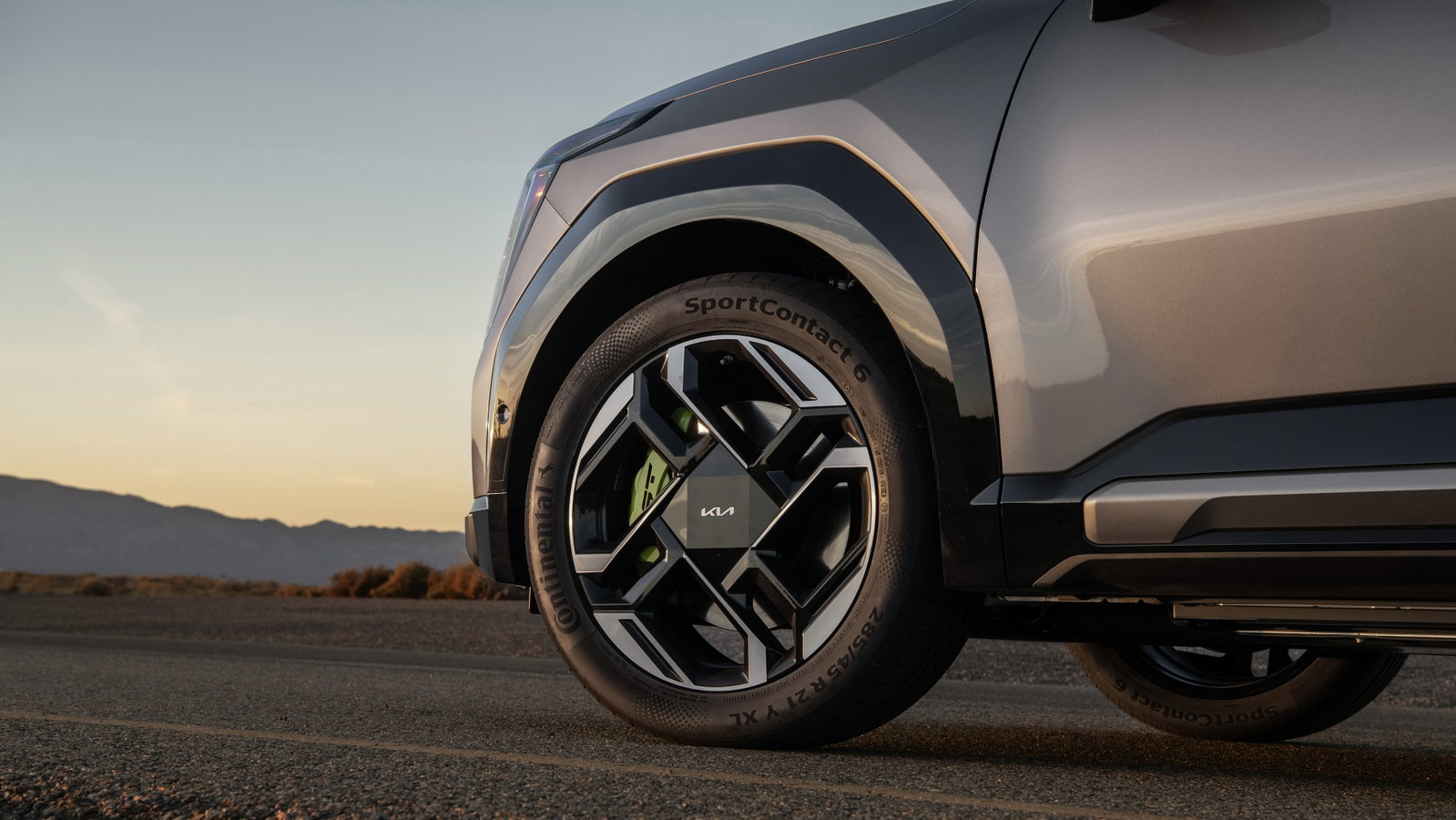 Kia EV9 GT - wheel detail